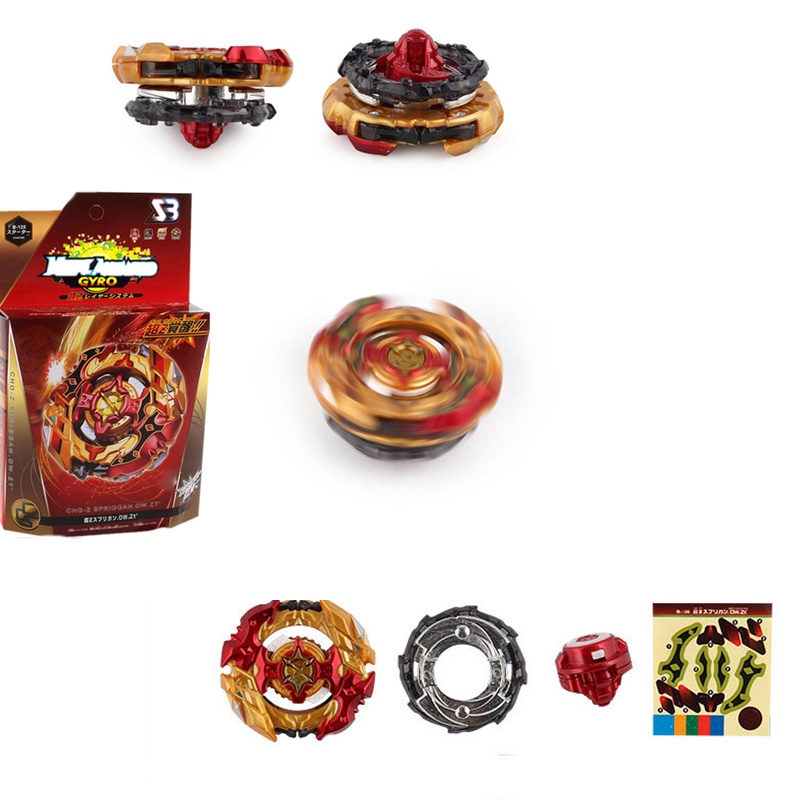 1pc Mainan Gasing Beyblade Burst Toupie Top Boys Gyro B-128 Bahan Metal Untuk Anak Laki-Laki