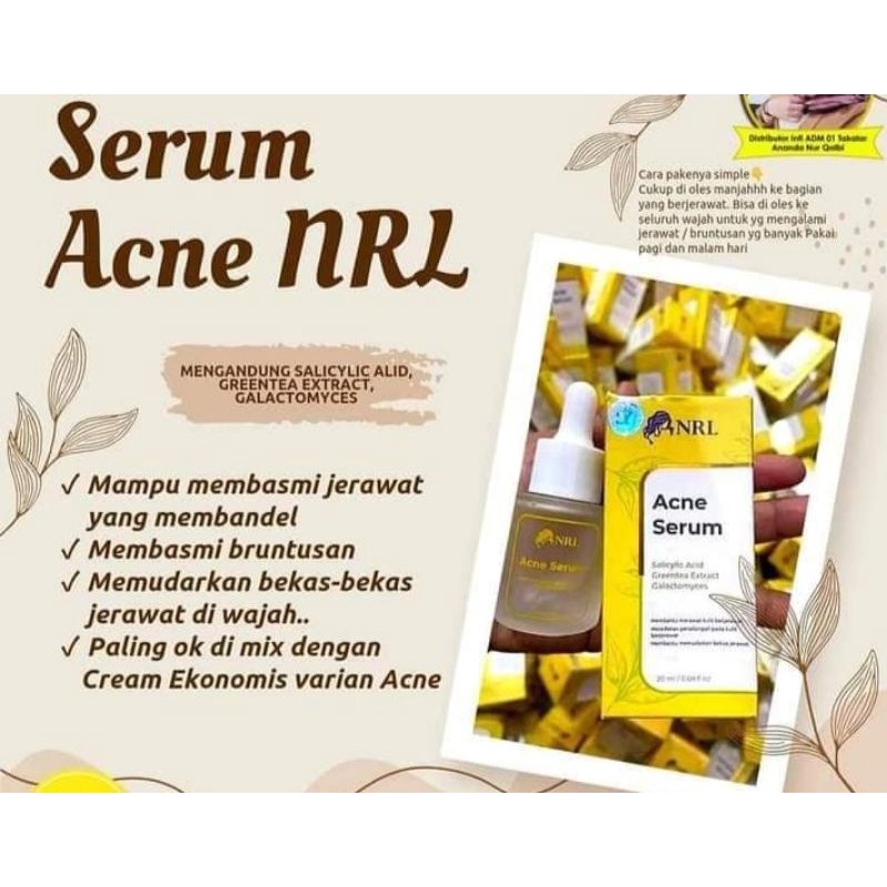 Serum acne nrl
