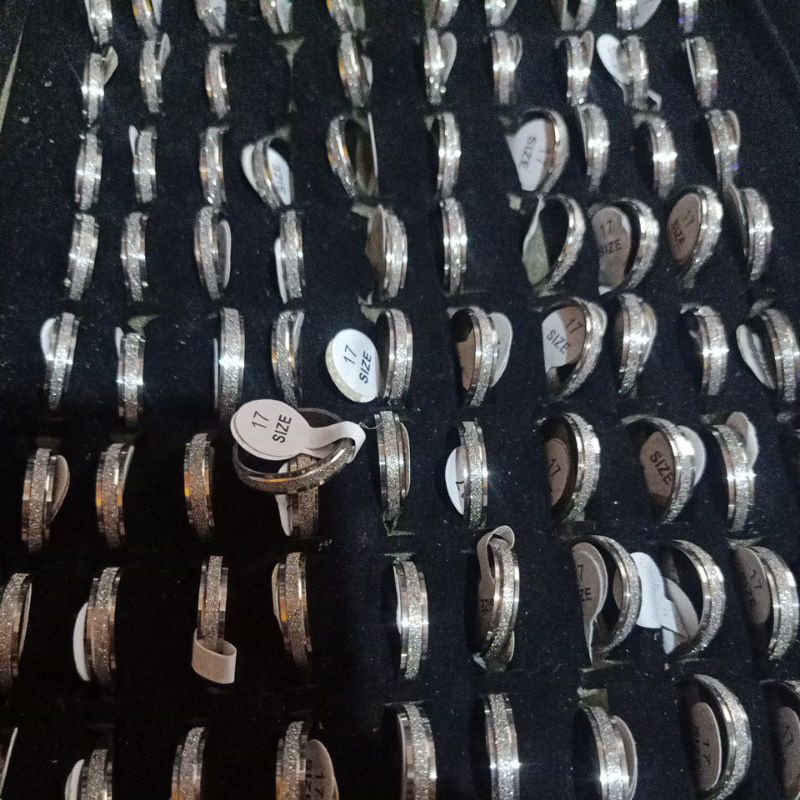 cincin titanium pasir harga grosir
