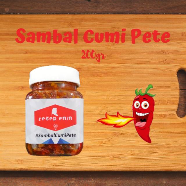 

Sambal cumi pete Resepenin 200gr