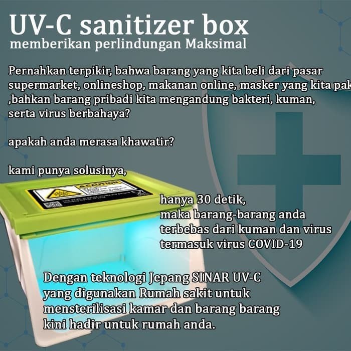 Sterilizer Box UVC / Container Sterilizer Box / Container Box UVC / UVC Box / Container UV / UV Box