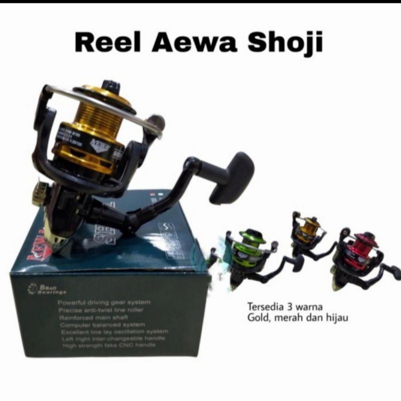 REEL PANCING AEWA SHOJI 1000/2000/3000/4000/6000 .... MAX DRAG 5 KG