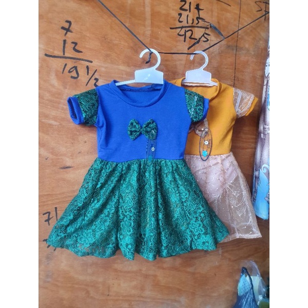 Baju Brukat Kombi Anak Size S Usia 1-2 Tahun