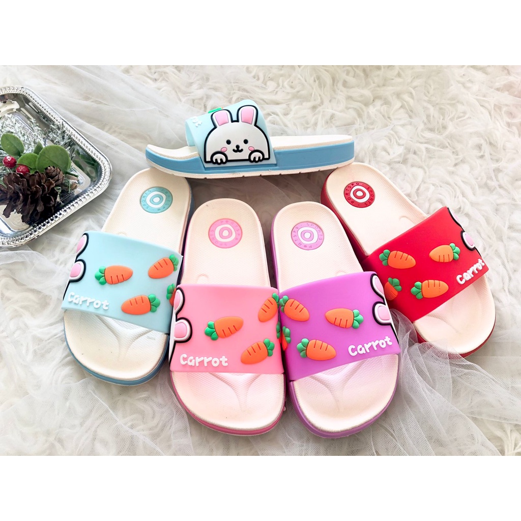 Sandal Anak Perempuan Selop Kelinci Wortel Laluna 1802 Size 30-35