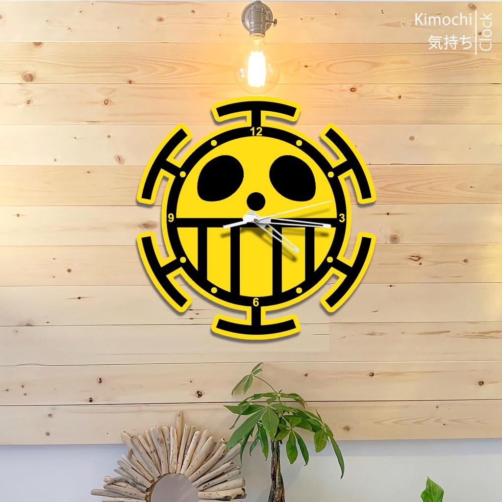 JAM DINDING CUSTOM ONE PIECE TRAFALGAR D WATER LAW Ukiran Hiasan Law Trafalgar Law One Piece