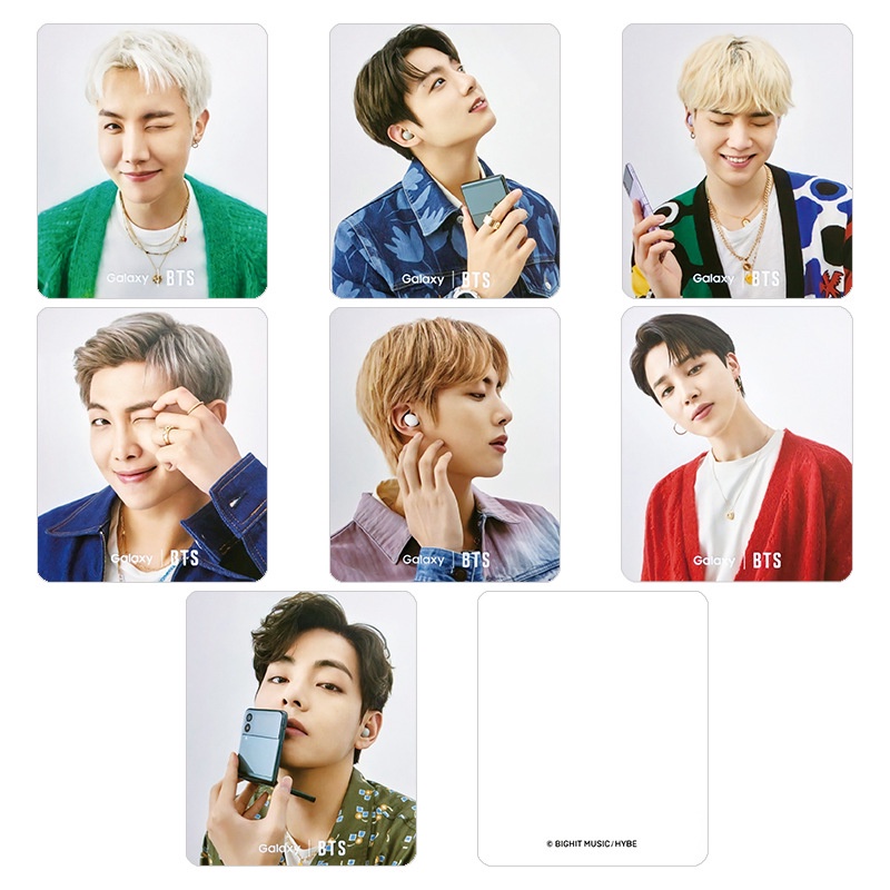 7pcs Kartu Pos LOMO Kpop BTS SM