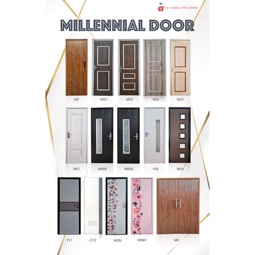 custom pintu pvc milenial