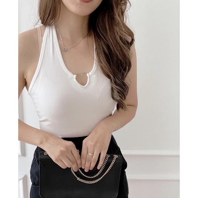 LOVELY TOP EC 9038 / ATASAN TANKTOP SIMPLE POLOS PREMIUM / TANKTOP HALTER