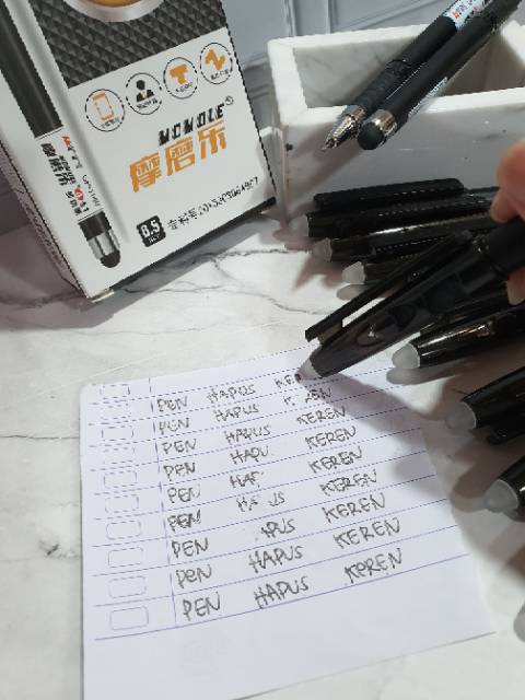 Pen hapus touch screen (1 pak=12pc)/pen stylus/pen hapus/odemei/pen hp/bolpen hapus-2