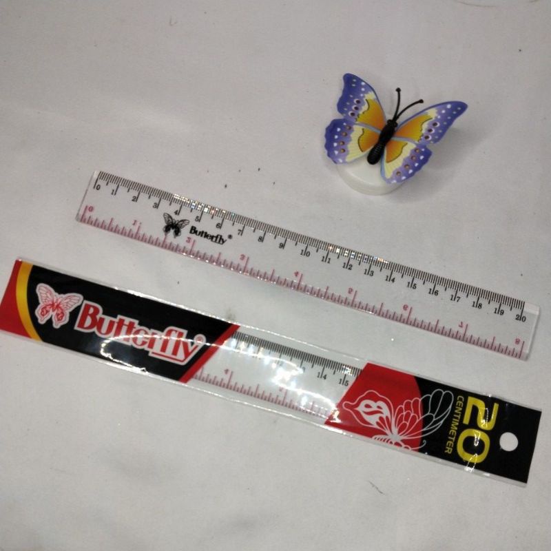 

penggaris butterfly 20 cm