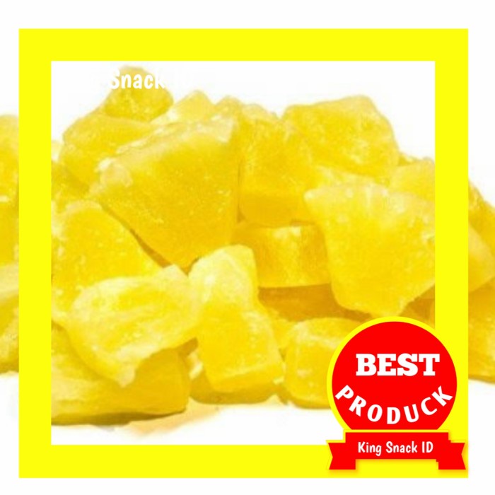 

Buah Kering - 500 Gr Manisan Buah Nanas Thailand / Manisan Nanas Madu Potong Kering