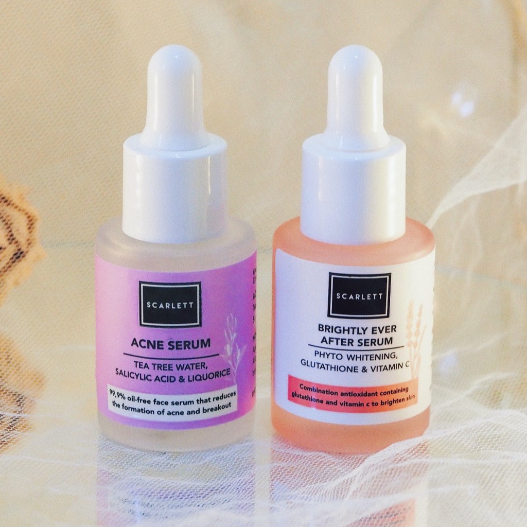 SCARLETT SERUM  WHITENING / SERUM ACNE SCARLETT / ACNE SERUM SCARLETT / BRIGHTLY EVER SERUM SCARLETT