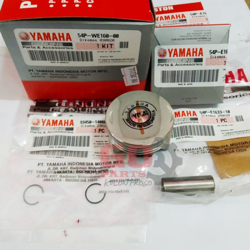 Piston Seher Seker Set Ring Pen Standar ORI Yamaha Mio J Mio GT Soul GT 115 54P-WE160-00