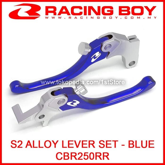 qws128 RCB Handle S2 CBR250RR Blue Alloy Lever Original CBR 250RR not