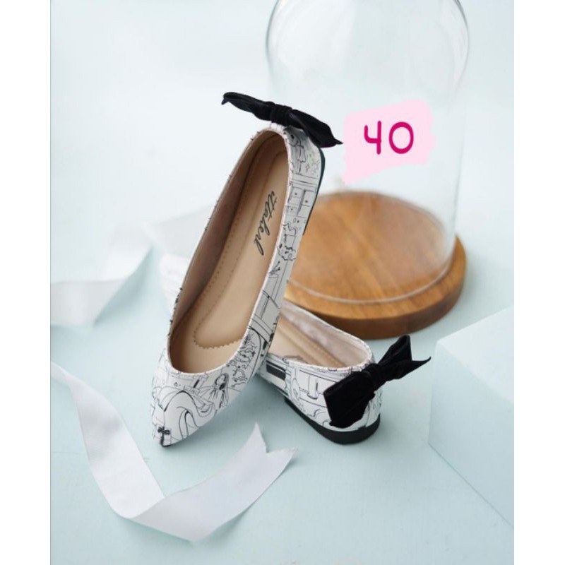 Ittaherl Joy Mules Pointy Cloud Ink sz 40