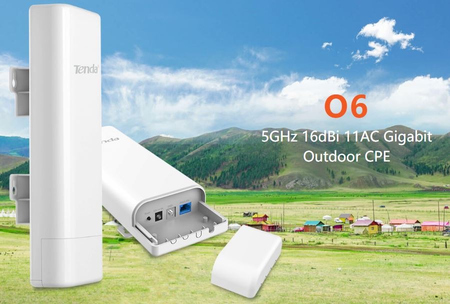 TENDA O6 5GHz 16dBi 11AC Gigabit Outdoor CPE