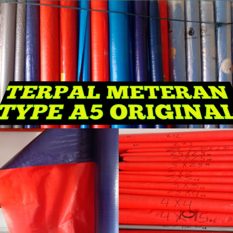 terpal plastik meteran/ecer