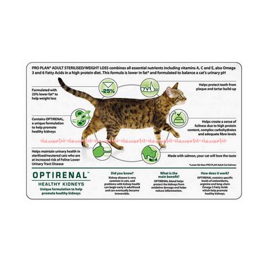 Purina Proplan Streilised Weight Loss Makanan Kucing WeightLoss 2.5 kg