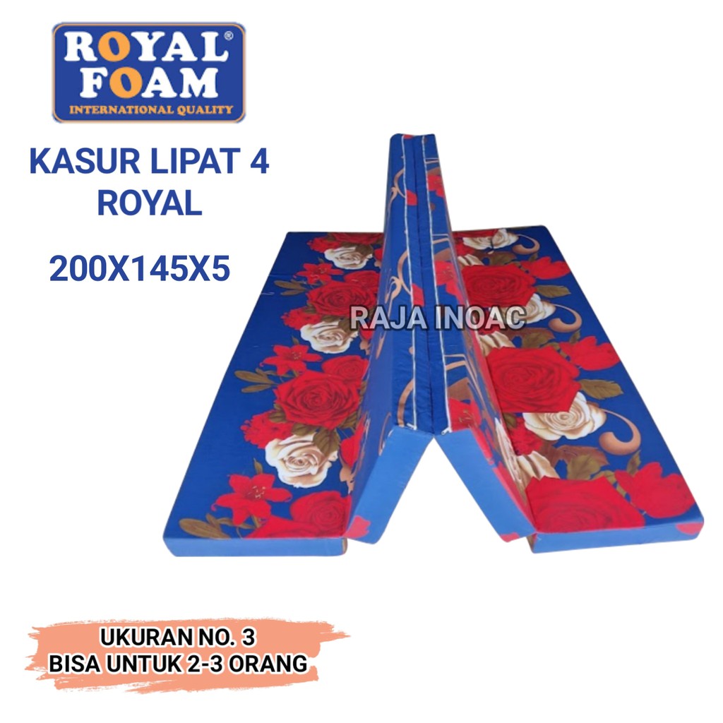 [200x145X5] Kasur Lipat Royal No 3 / Kasur Lipat Busa Royal Ukuran 200X145X5 cm / Kasur Lipat Murah