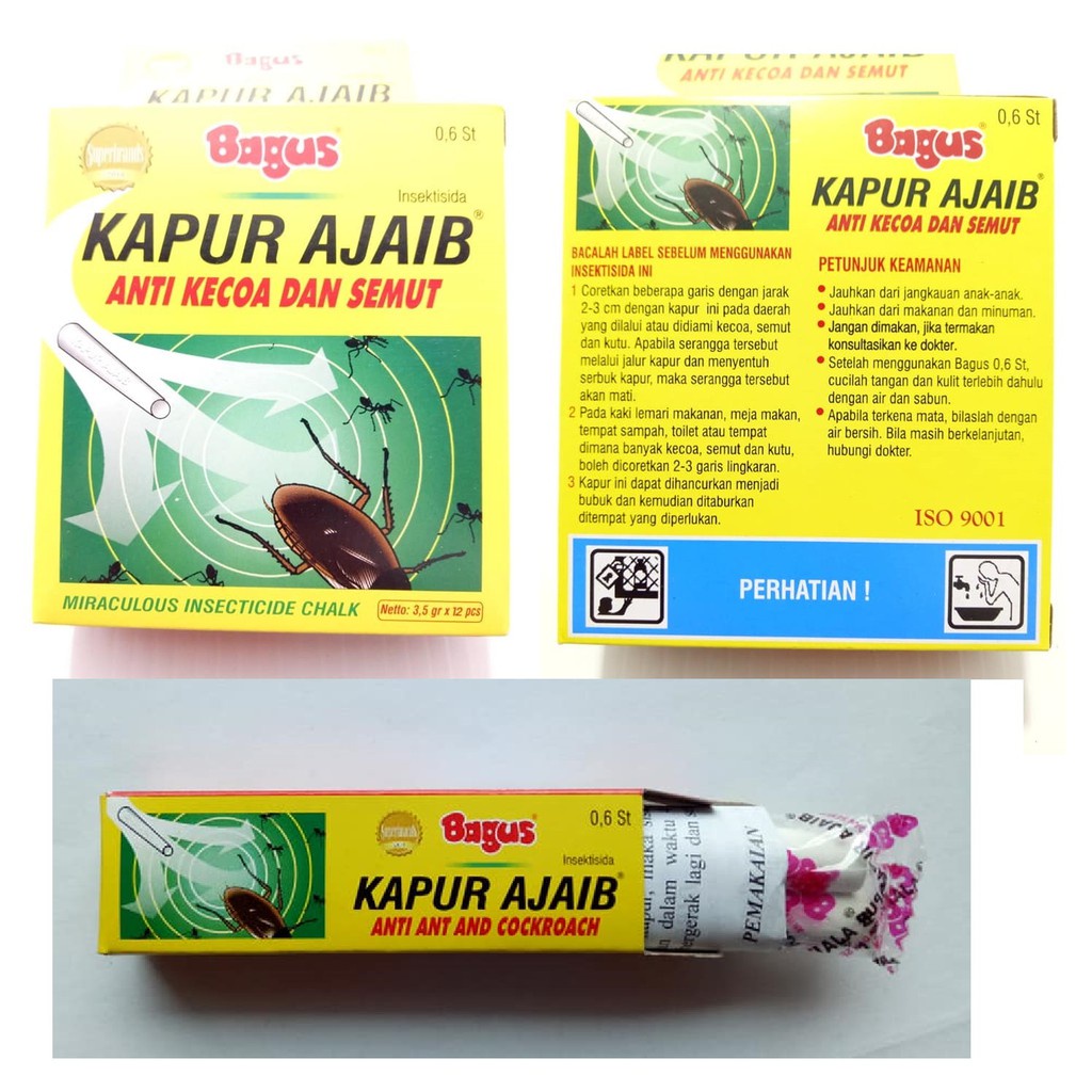 PROMO!! Bagus Kapur Ajaib 21gr anti semut dan kecoa basmi semut dan kecoa