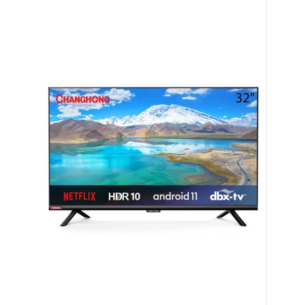 TV Changhong 32 inch L32G7N Android 11 Smart Digital Led TV Play store, youtube Netflix Garansi Resmi 3 Tahun