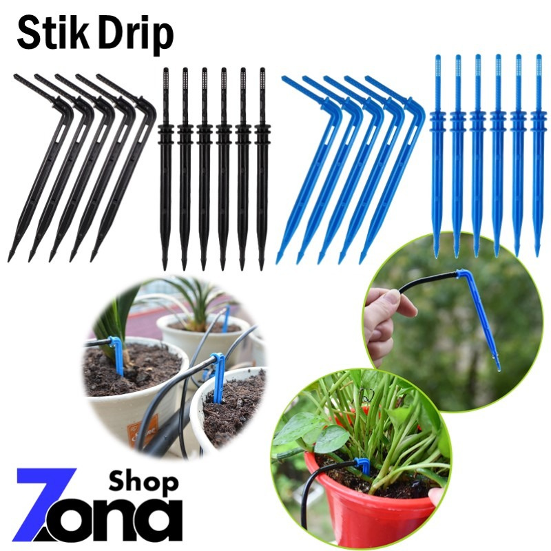 Stik Drip Tetes / Stik Drip Bengkok / Stik Drip Lurus / Irigasi Tetes