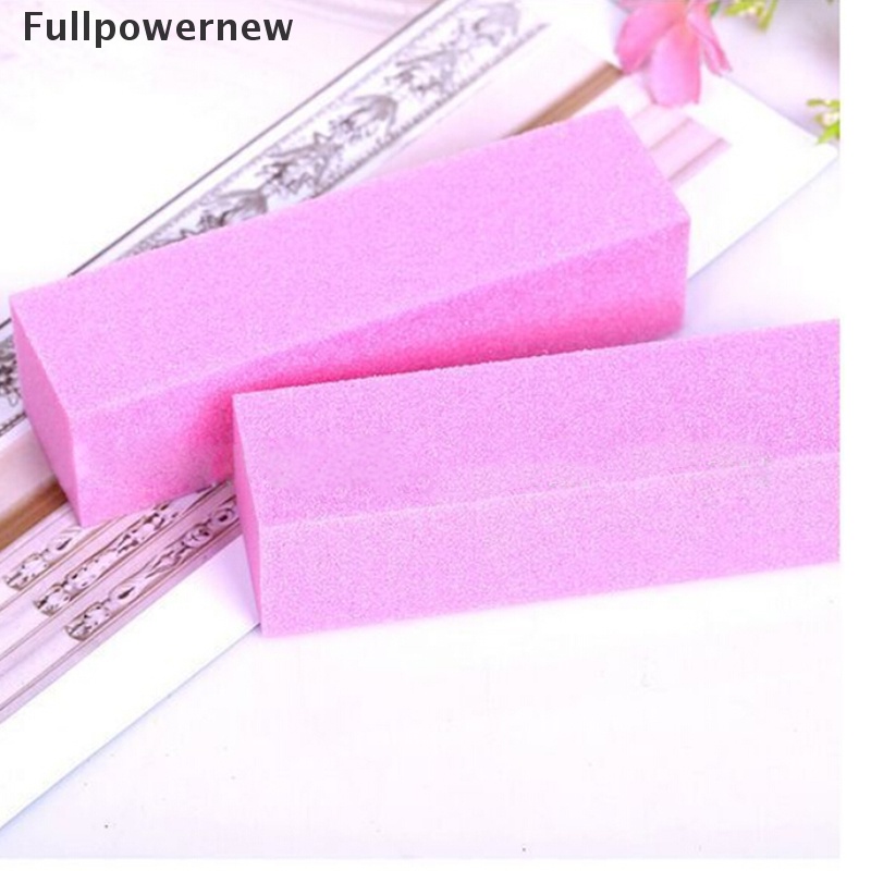 [FULL] 2/5/10 pcs Nail Manicure Buffing Buffer Sanding Files Block Art Tool New Pink