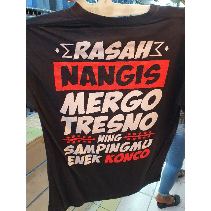 OBRAL KAOS GARANGAN MBOIS /BAJU KATA KATA MURAH