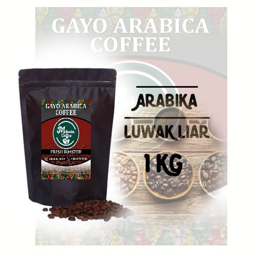 

Kopi Arabika Gayo Luwak Liar 1 Kg