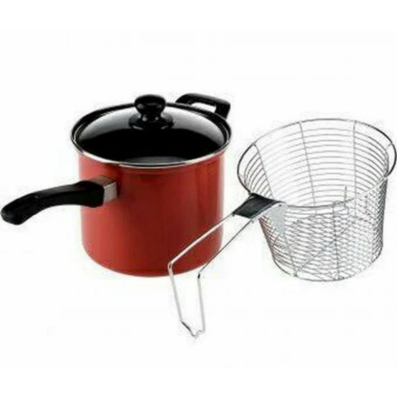 maspion deep fryer panci penggorengan non stick 18cm maspion