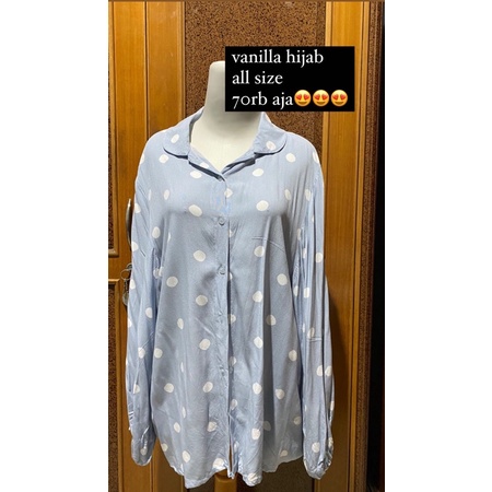 vanilla hijab blouse