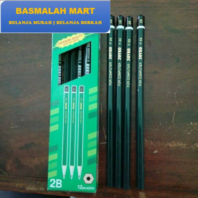 

Pensil 2 B Joyko P-88 Murah Termurah (Ilham Berkah Mart)