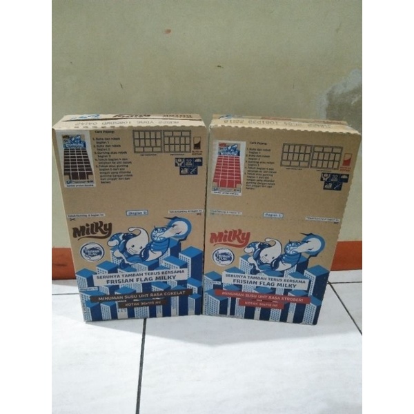 

Susu UHT Frisian Flag Milky Kartonan