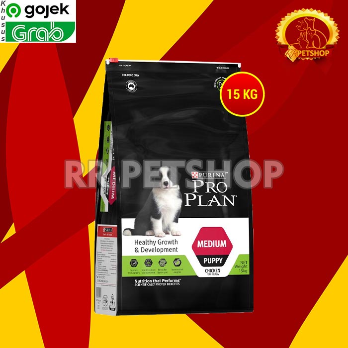 [GOSEND] Dog Food / Makanan Anjing Pro Plan Medium Puppy Optistart 15 Kg