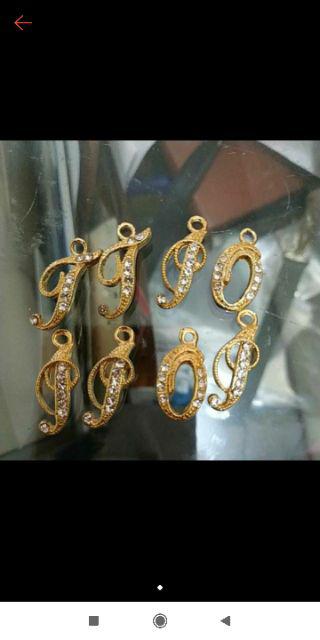 Huruf Latin Gold /lusin