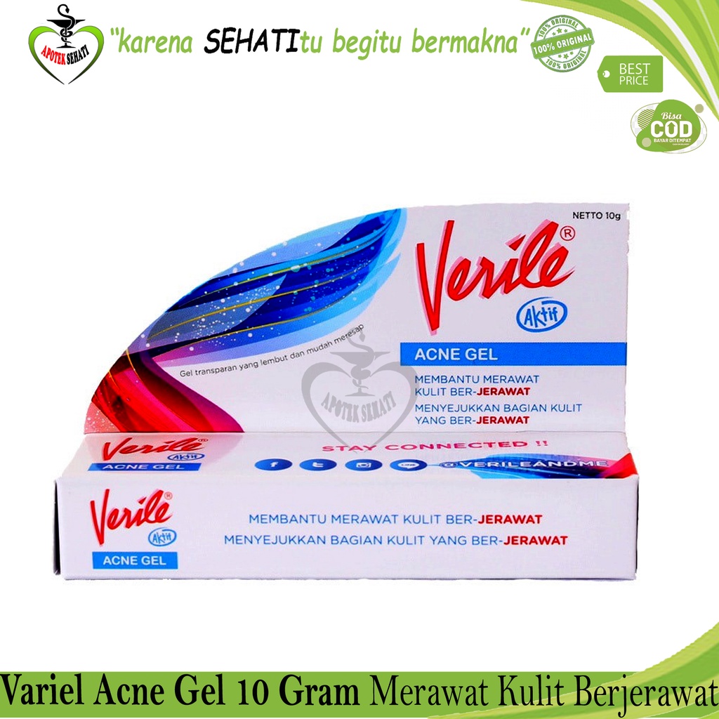 VERILE ACNE GEL 10 GRAM  SALEP JERAWAT