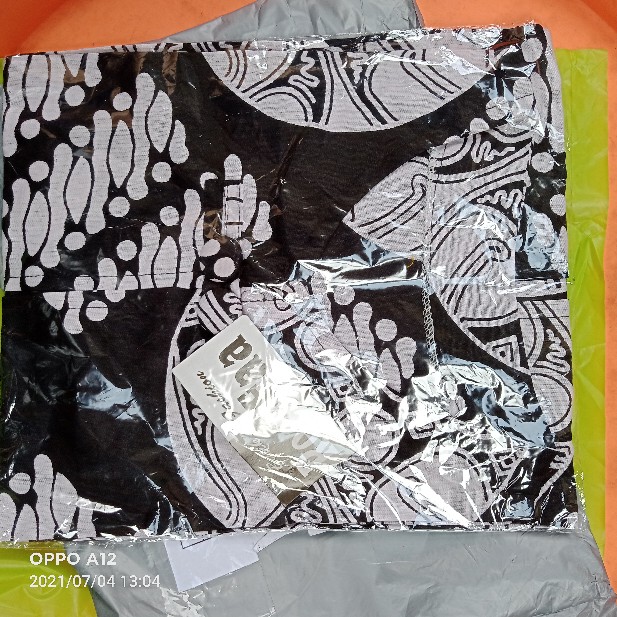 Batik Wanita Bolero Monochrome Katun Modern Hitam Putih Warna Motif Premium Monokrom Mono