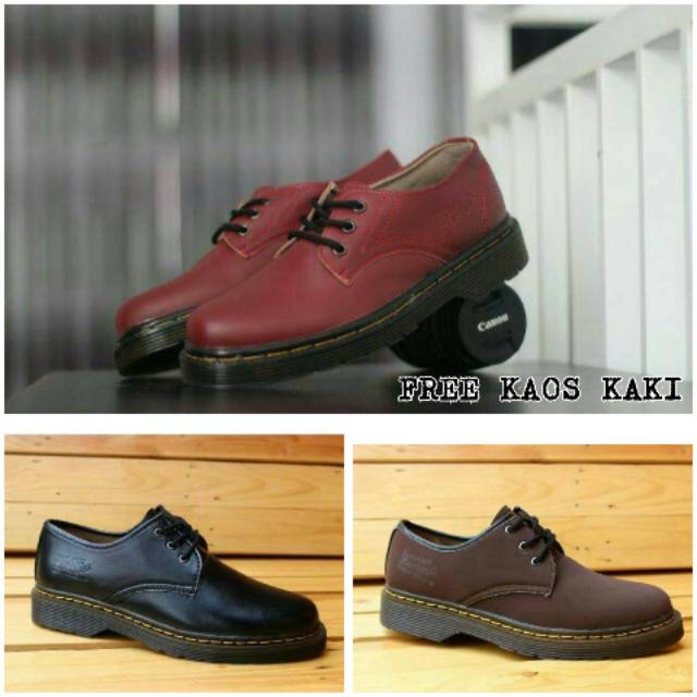 BIG PROMOSepatu Boots Pria Low Safety Murah Gaya Free Kaos Kaki