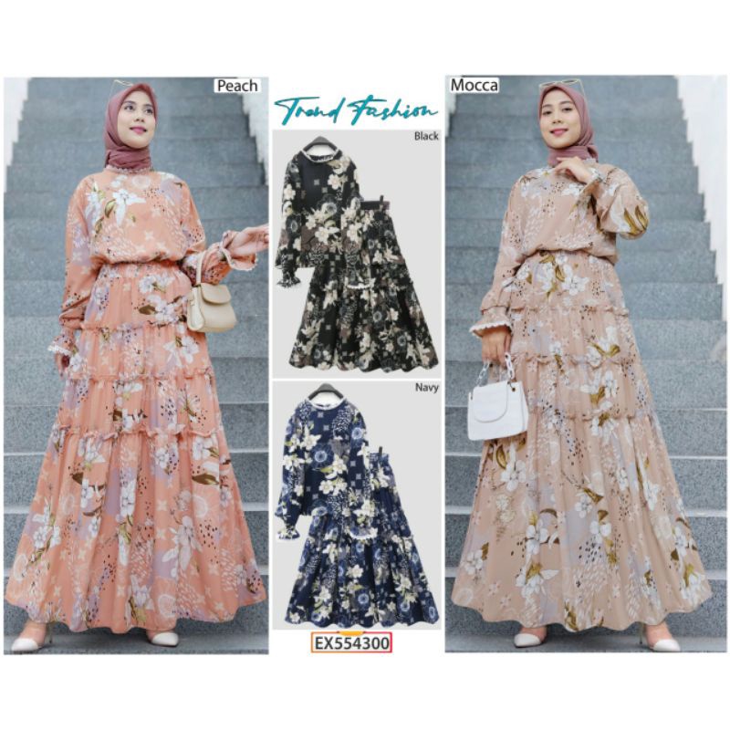 setelan rok bunga adinda by extu