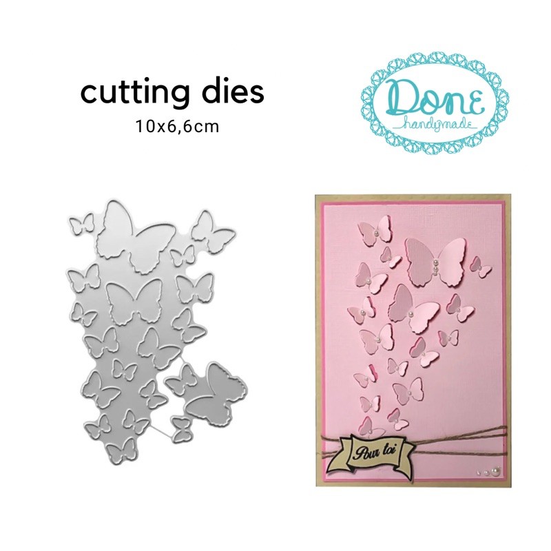 Dies cutting dies butterfly vintage kupu kupu scrapbooking - DHPATTERN