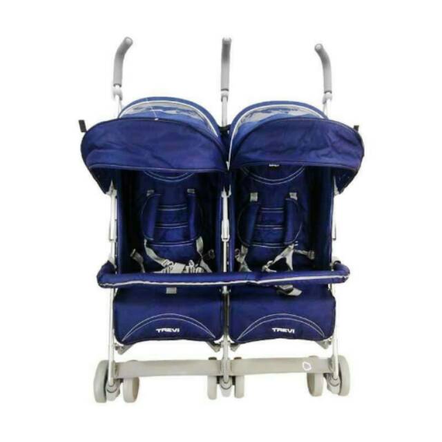 Babyelle Twin Trevi Navi Blue Kereta dorong bayi kembar