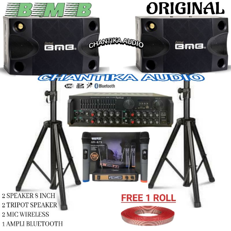 Paket Speaker Karaoke BMB Terlaris paketan karaoke speaker bmb ampli bluetooth