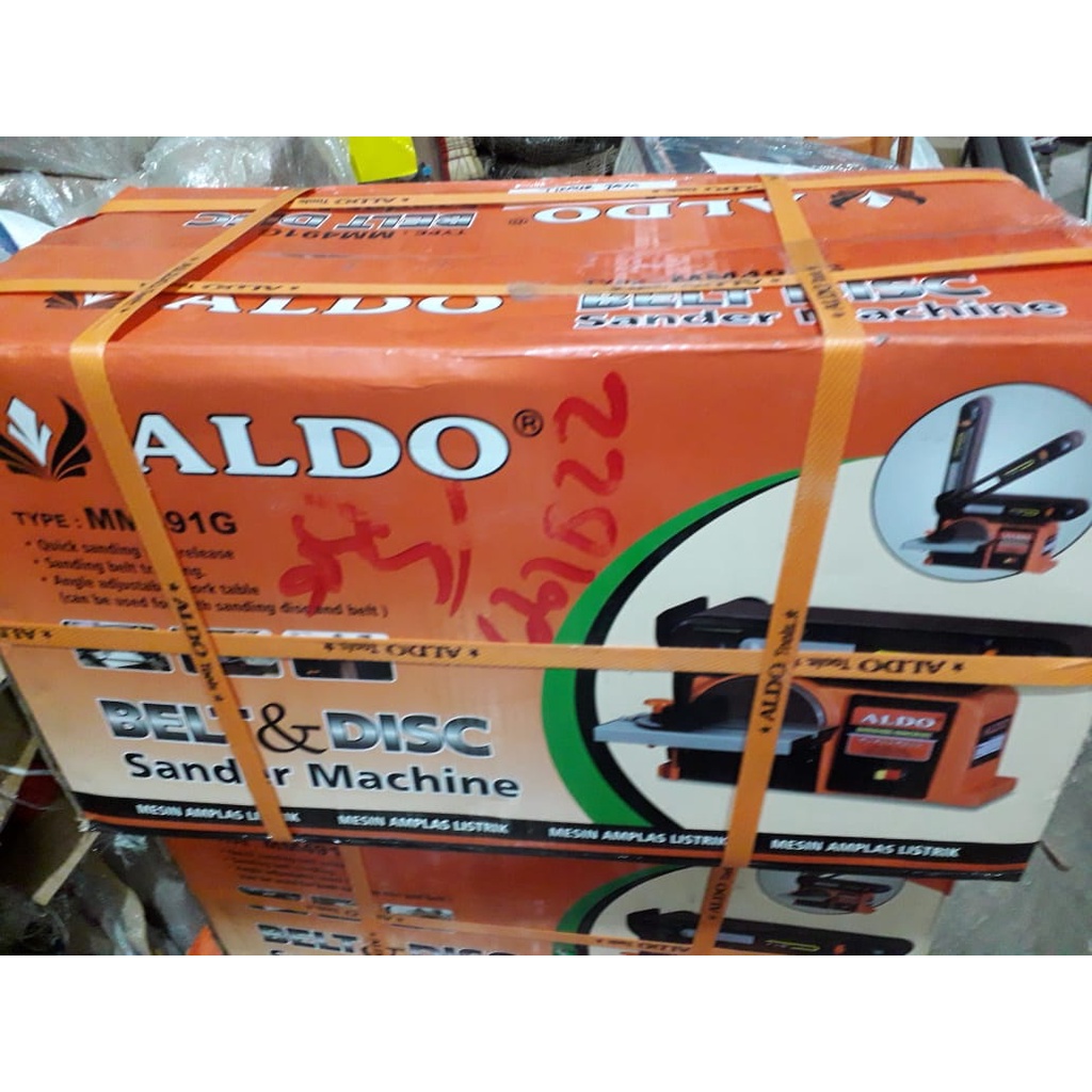 Mesin Belt Sander Amplas Duduk WIPRO MM491G disc