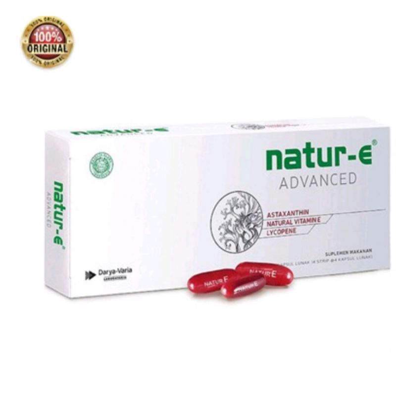 NATUR-E ADVANCED 32 KAPSUL,Vitamin E / Anti Oksidan / Suplemen / Anti Aging