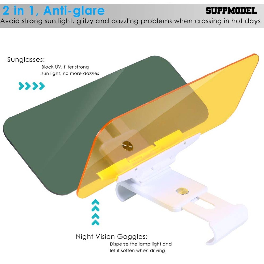 Sfs Sun Visor Mobil Anti UV Untuk Siang / Malam