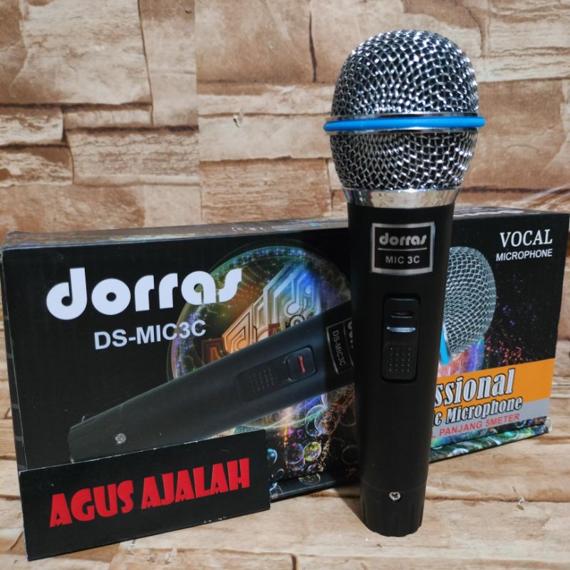 100% ORI mic kabel panjang 5meter propesional dynamic microphone vocal suara empuk f 8801 f8802 f880