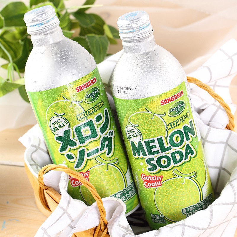 

Sangaria Ramune Bottle Melon / Minuman Soda Khas Jepang