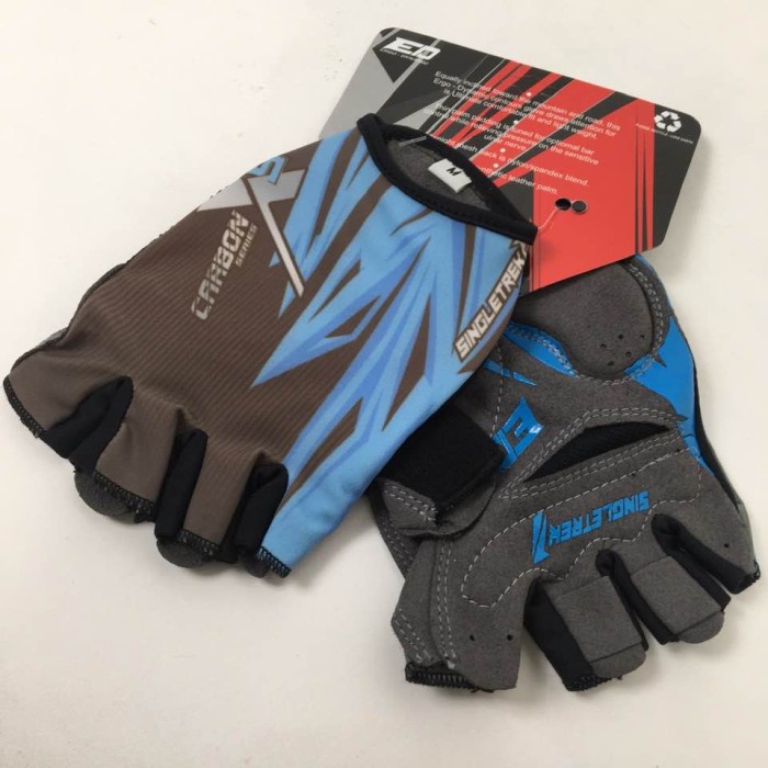 Sarung Tangan Sepeda Singletrek1 ErgoDynamic Gloves X9 GCS Blue