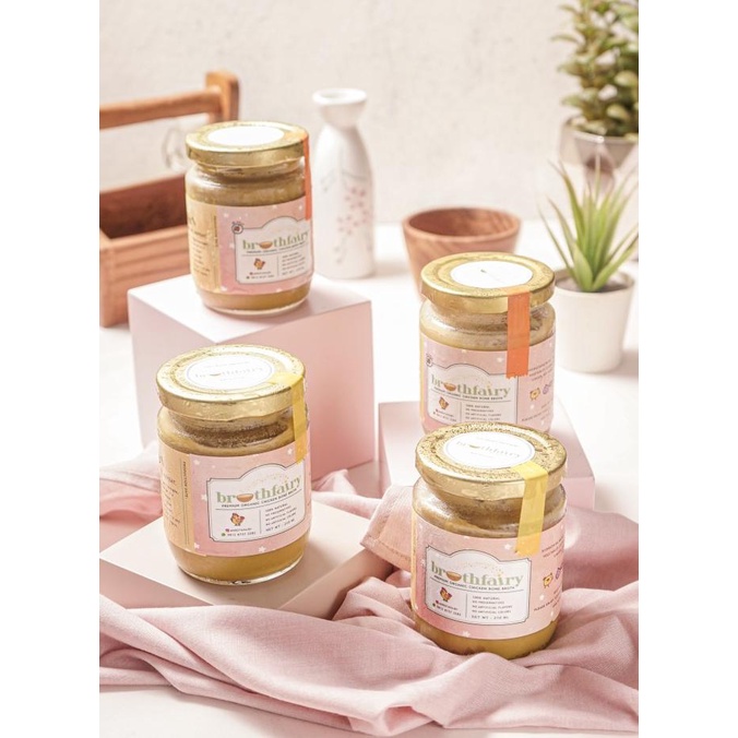 

TERLARIS BOX ISI 15 BROTHFAIRY PREMIUM CHICKEN BONE BROTH KALDU AYAM ORGANIK - SEDIKIT GARAM BUMBU &