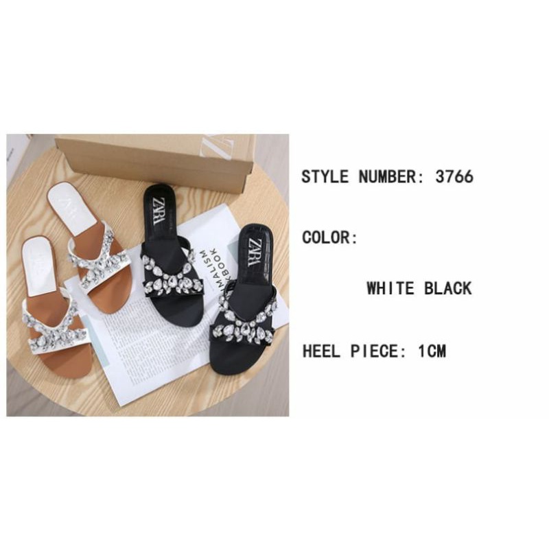 Sendal Zr flat Diamond Croco import  kode 3766(WajibUpsize)